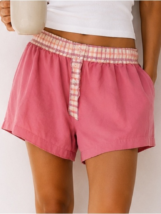 Saatvik Other - $85 SAATVIK Pink Cotton Lounge Shorts - Casual Sleepwear Boxers Large
